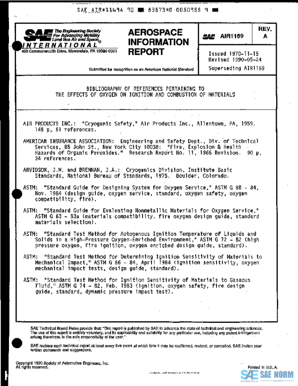SAE AIR1169A PDF