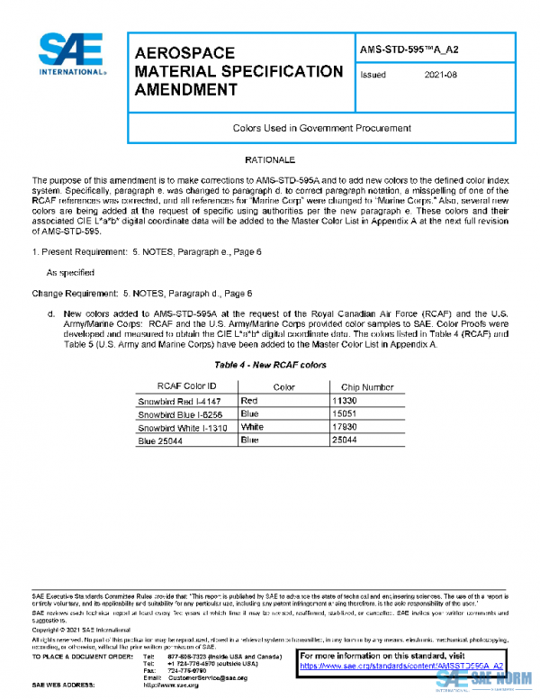 SAE AMSSTD595A_A2 PDF