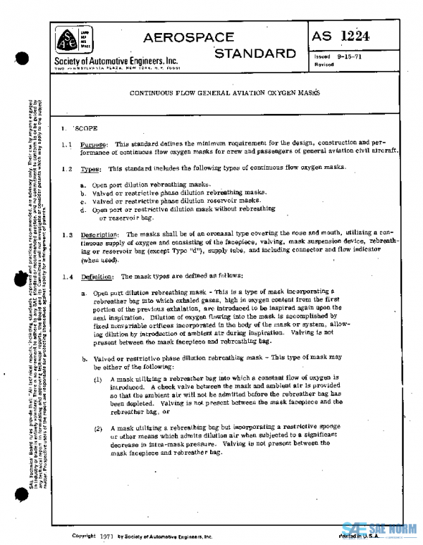 SAE AS1224 PDF