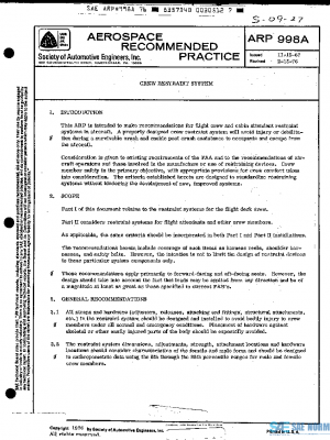 SAE ARP998A PDF
