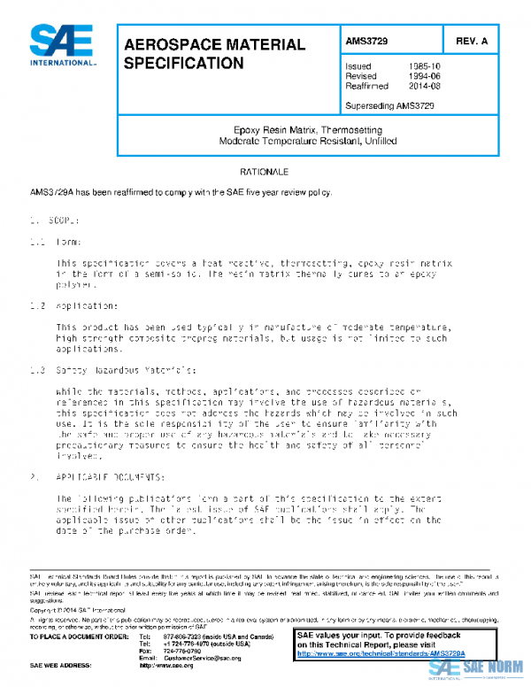 SAE AMS3729A PDF