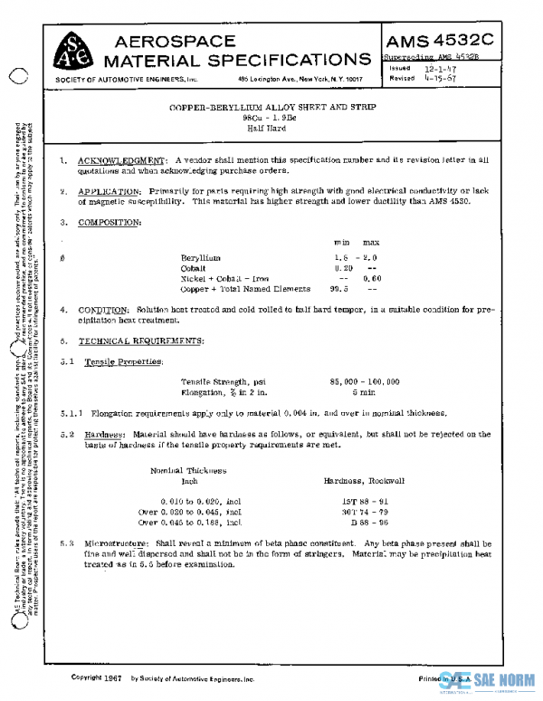 SAE AMS4532C PDF SAE AMS4532C PDF