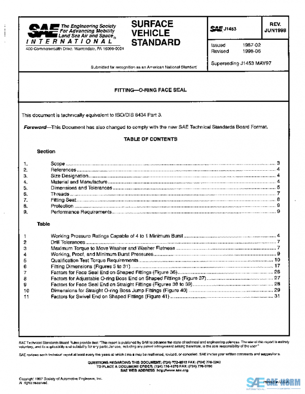 SAE J1453_199806 PDF SAE J1453_199806 PDF