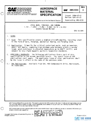 SAE AMS6255A PDF