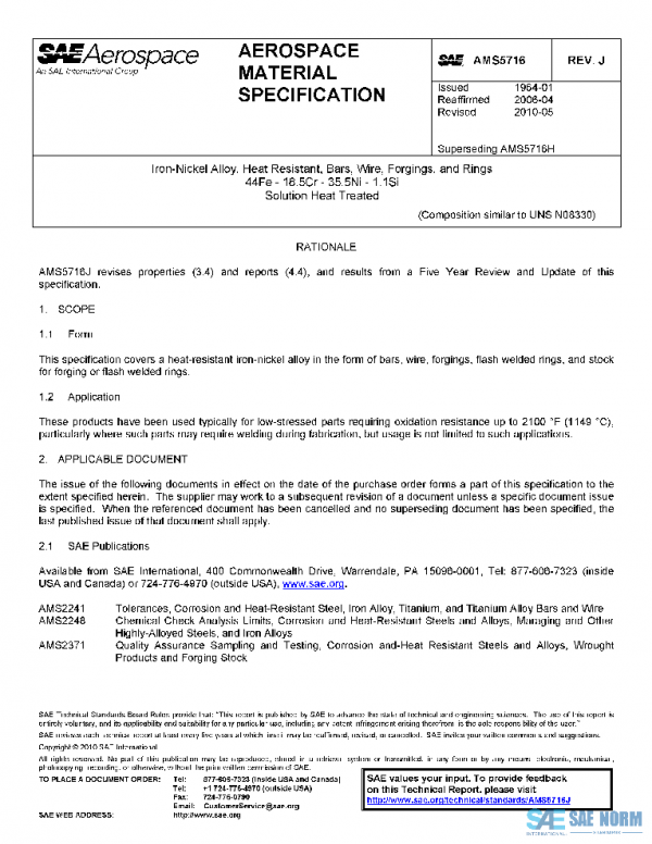 SAE AMS5716J PDF