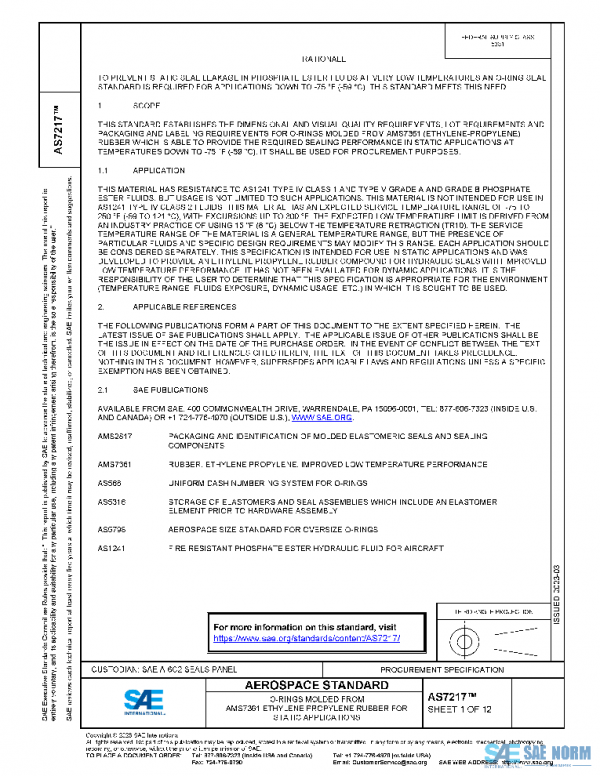 SAE AS7217 PDF SAE AS7217 PDF