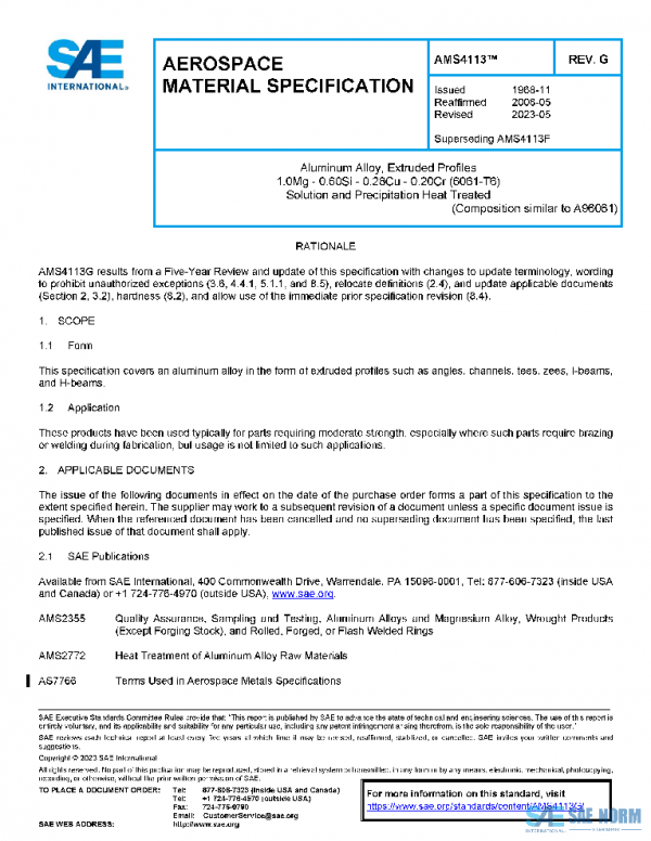 SAE AMS4113G PDF