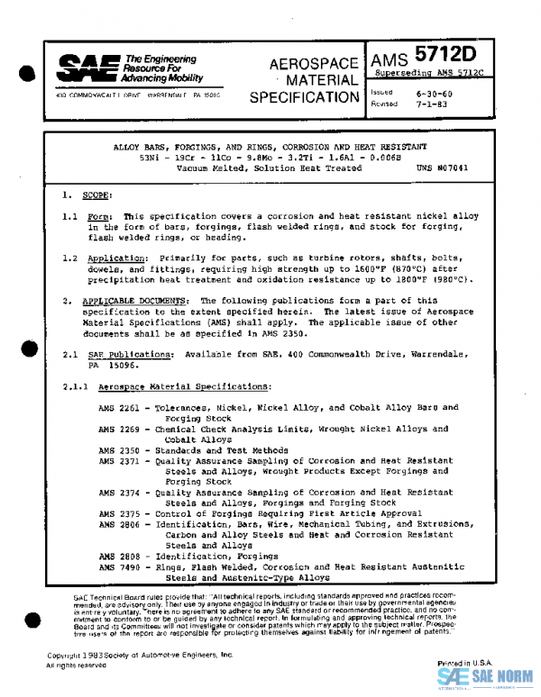 SAE AMS5712D PDF