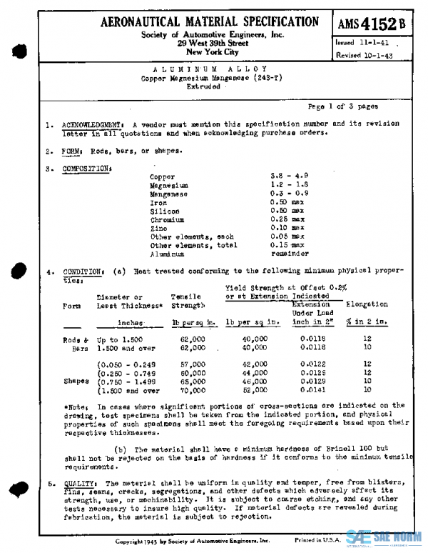 SAE AMS4152B PDF SAE AMS4152B PDF