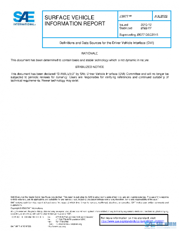 SAE J3077_202207 PDF SAE J3077_202207 PDF