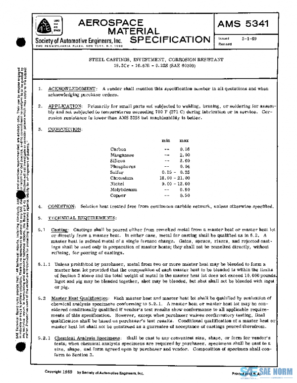 SAE AMS5341 PDF