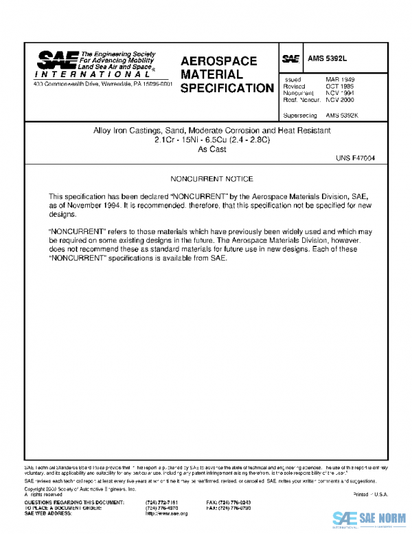 SAE AMS5392L PDF