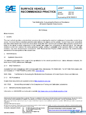 SAE J2790_202108 PDF