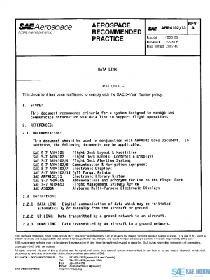 SAE ARP4102/13A PDF