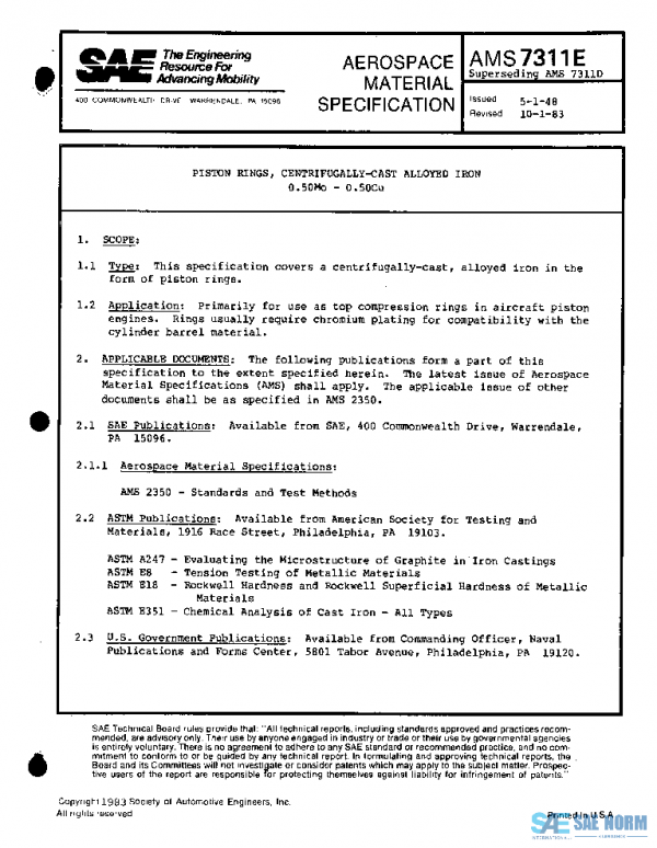 SAE AMS7311E PDF