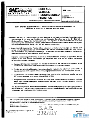 SAE J1587_199401 PDF