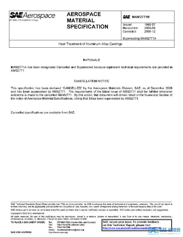 SAE MAM2771B PDF