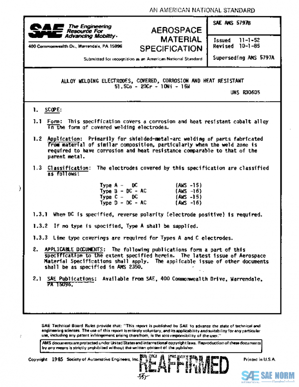 SAE AMS5797B PDF