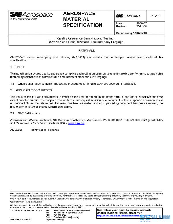 SAE AMS2374E PDF