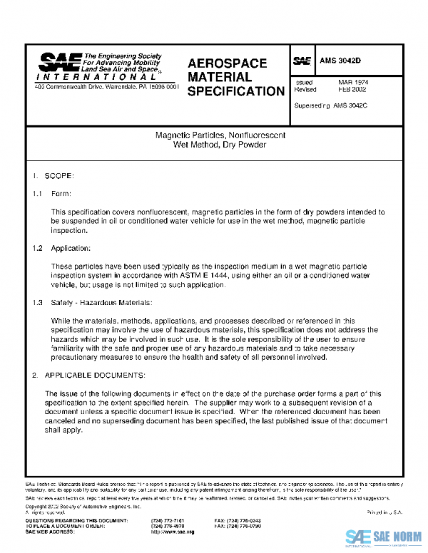 SAE AMS3042D PDF