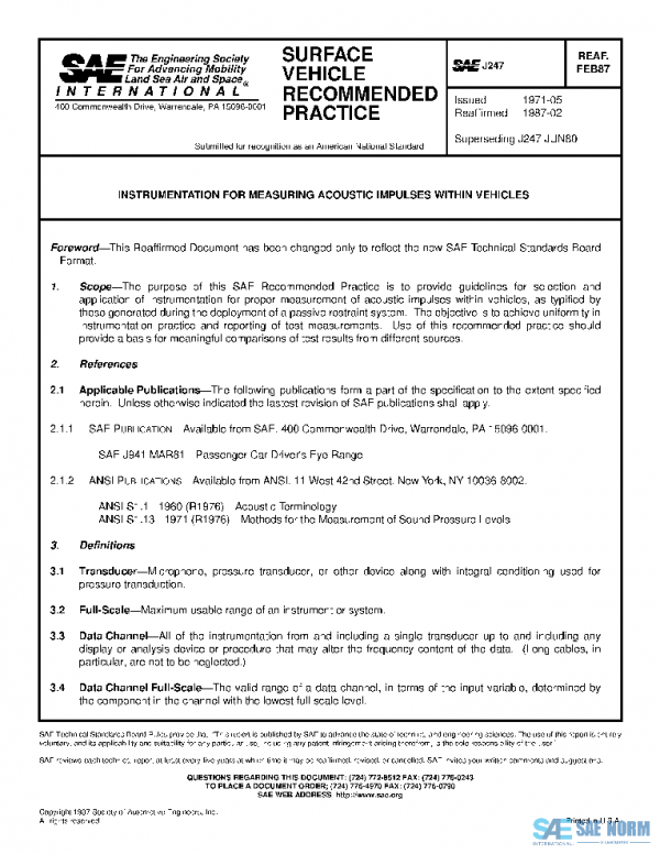 SAE J247_198702 PDF