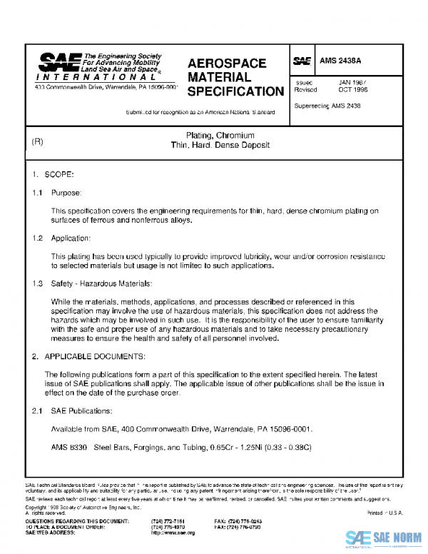SAE AMS2438A PDF SAE AMS2438A PDF