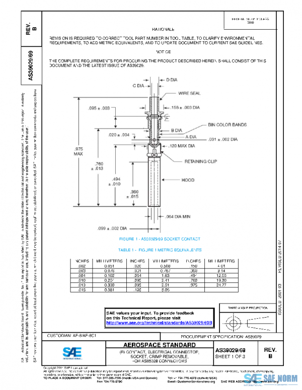 SAE AS39029/69B PDF SAE AS39029/69B PDF