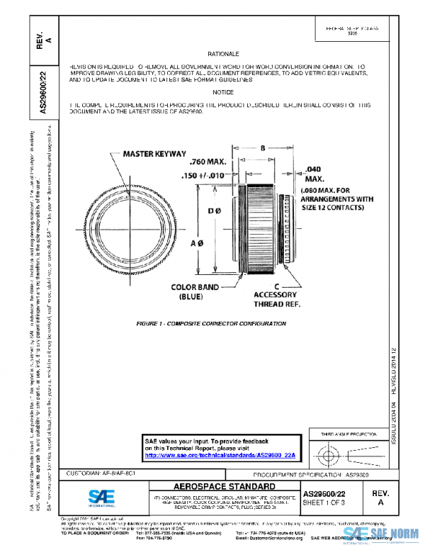 SAE AS29600/22A PDF SAE AS29600/22A PDF