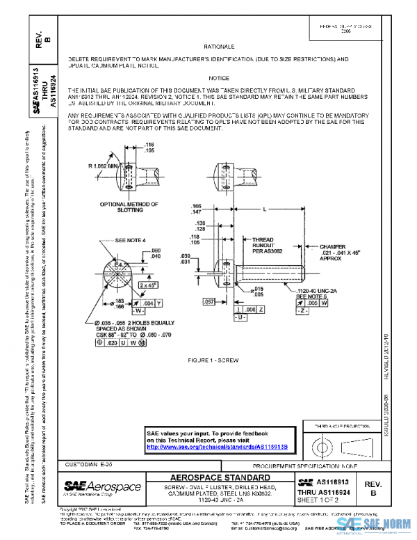 SAE AS116913B PDF SAE AS116913B PDF