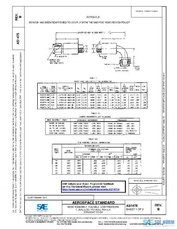SAE AS1475B PDF SAE AS1475B PDF