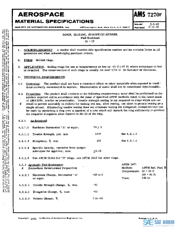 SAE AMS7270F PDF SAE AMS7270F PDF