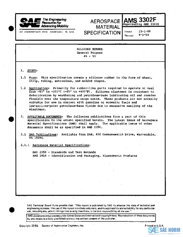 SAE AMS3302F PDF SAE AMS3302F PDF