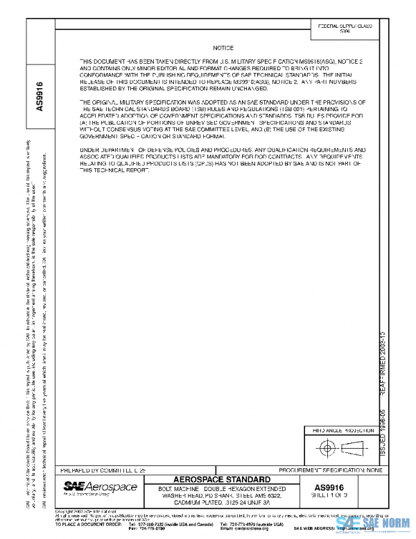 SAE AS9916 PDF
