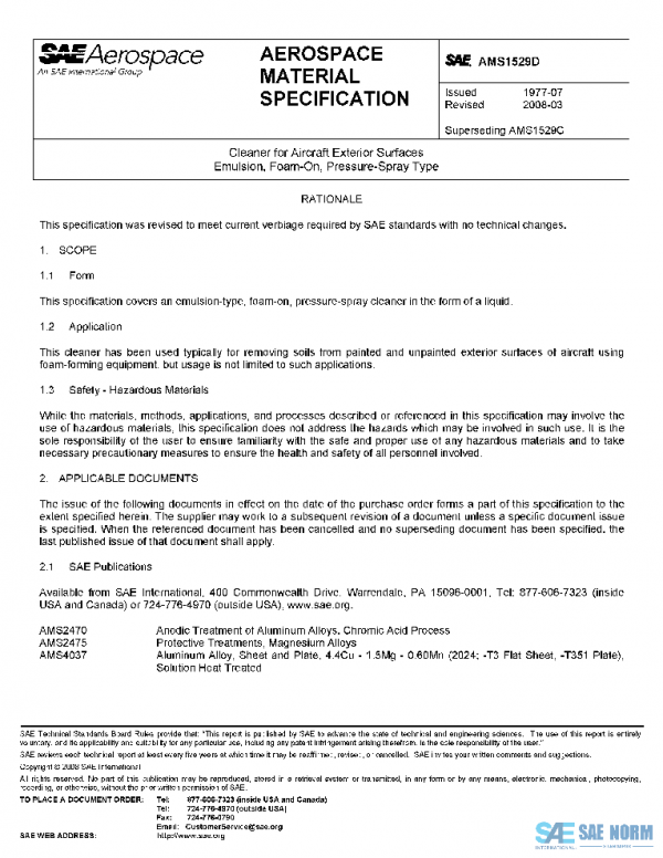 SAE AMS1529D PDF