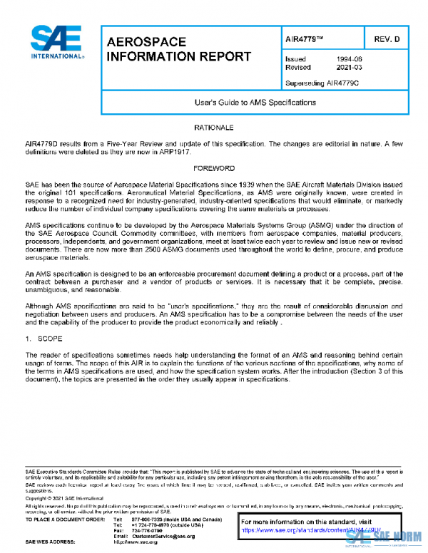 SAE AIR4779D PDF