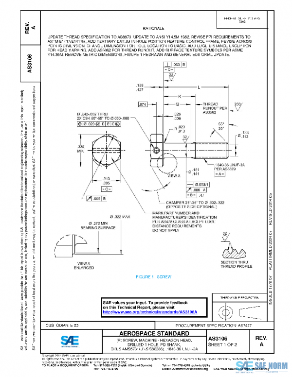 SAE AS3106A PDF SAE AS3106A PDF