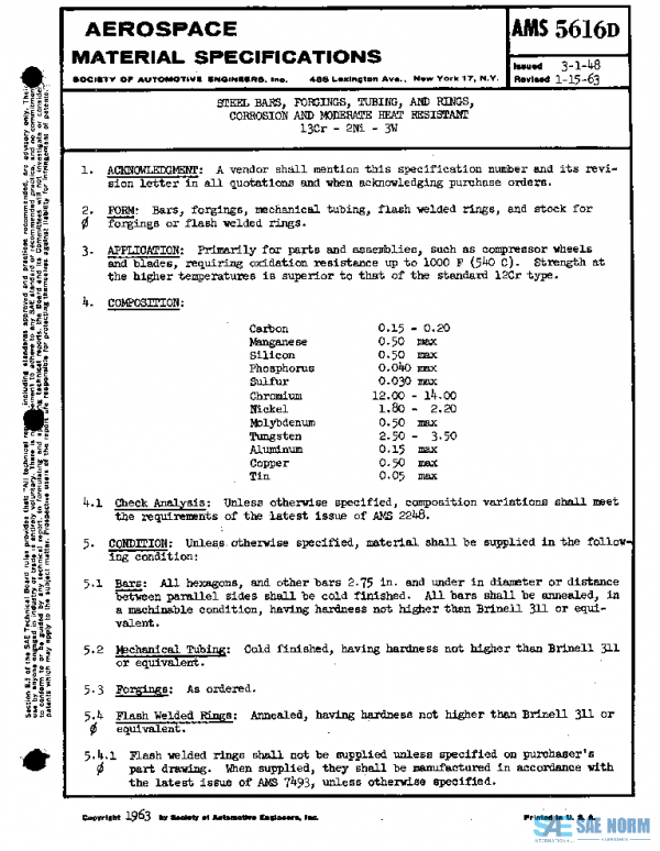 SAE AMS5616D PDF