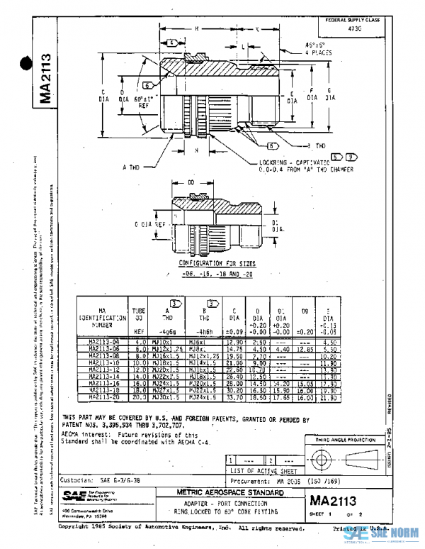SAE MA2113 PDF