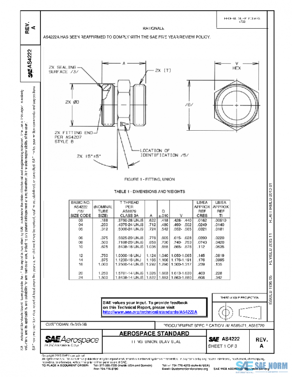 SAE AS4222A PDF SAE AS4222A PDF