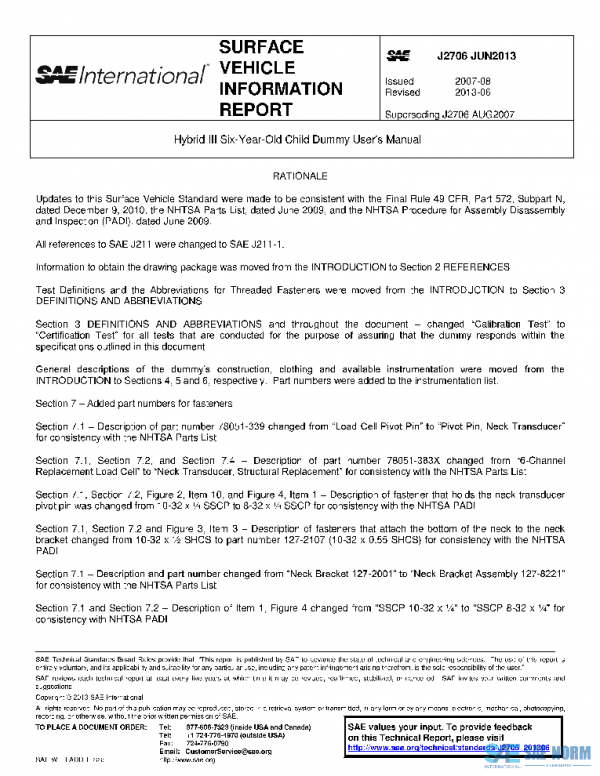 SAE J2706_201306 PDF