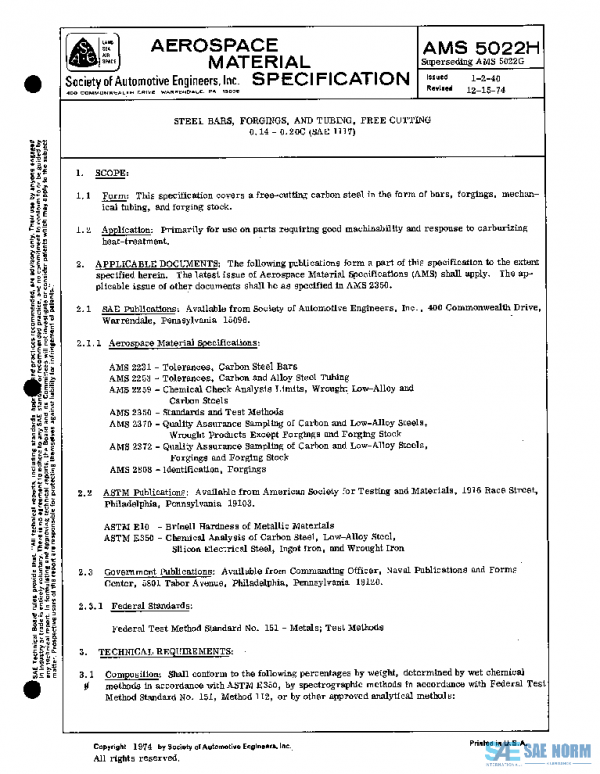 SAE AMS5022H PDF