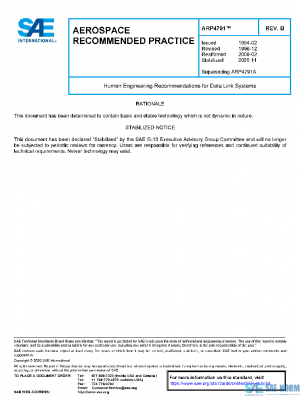 SAE ARP4791B PDF