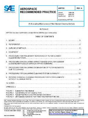 SAE ARP725A PDF