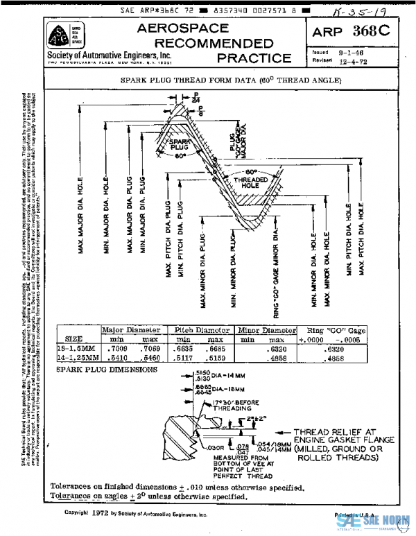 SAE ARP368C PDF