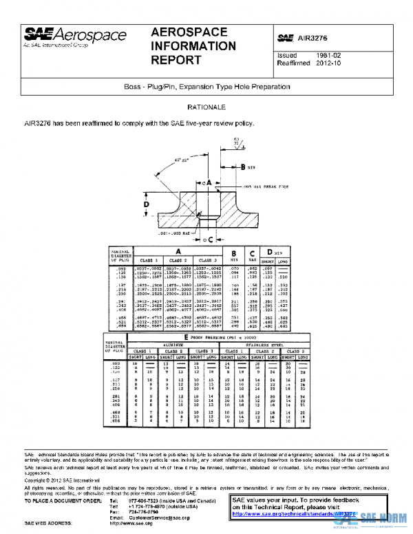 SAE AIR3276 PDF SAE AIR3276 PDF