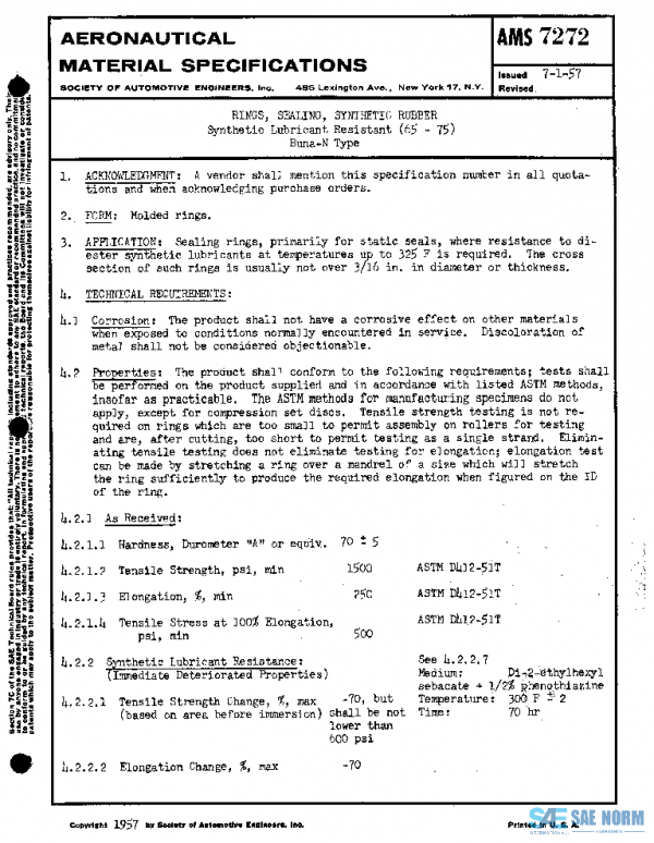 SAE AMS7272 PDF SAE AMS7272 PDF