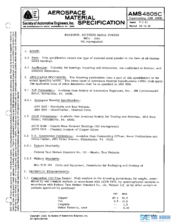 SAE AMS4805C PDF