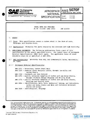 SAE AMS5070F PDF