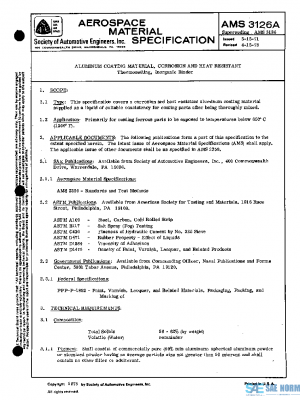 SAE AMS3126A PDF