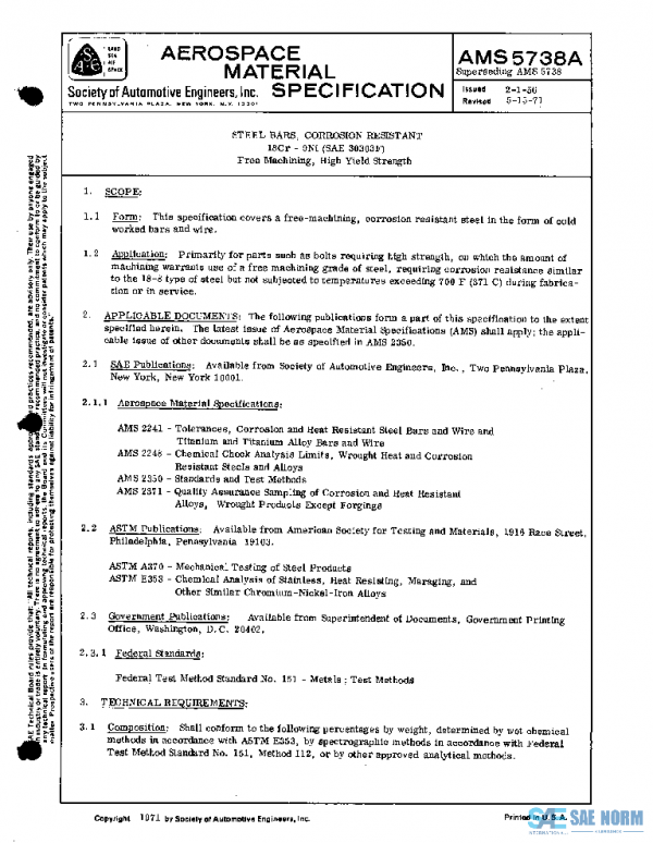 SAE AMS5738A PDF